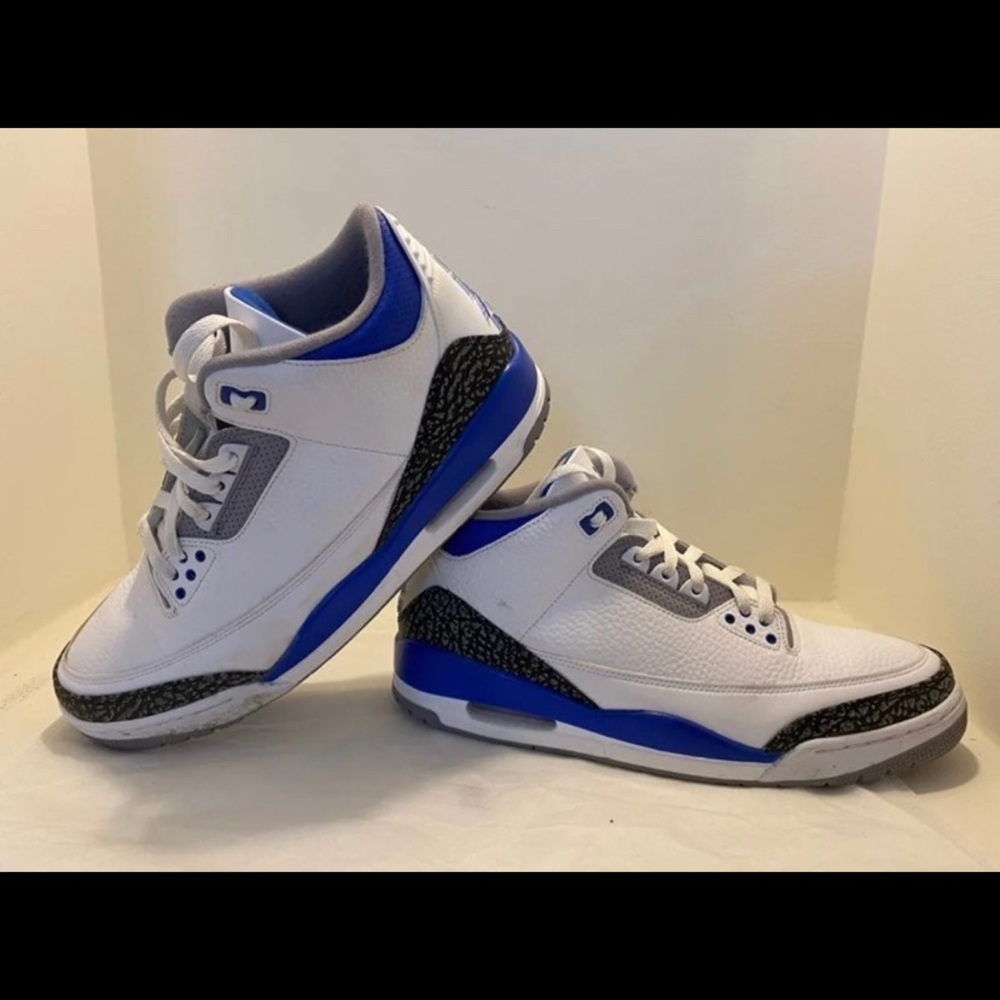 Air Jordan 3 Retro Racer Blue Shoes 12